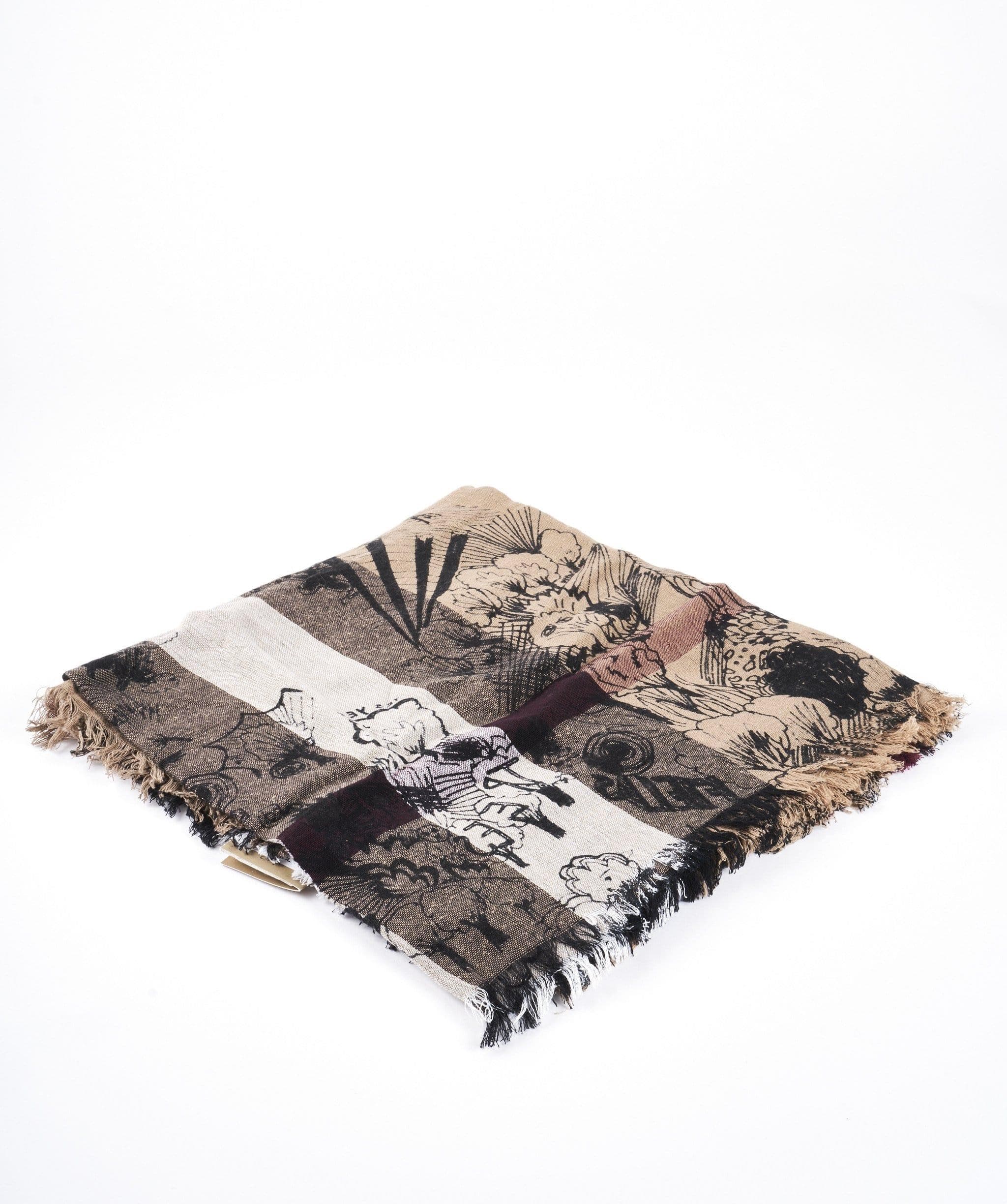 Burberry scribble scarf online