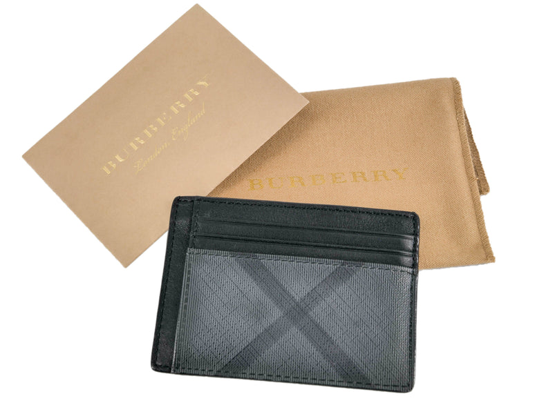 Burberry london check card clearance case