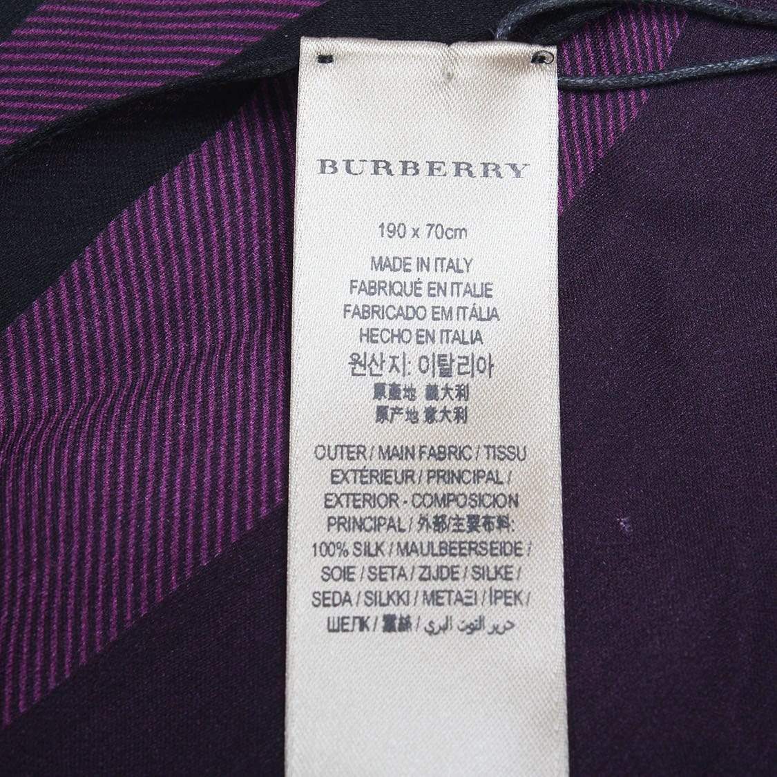 Burberry Burberry Smoke Check Silk Scarf - RCL1225