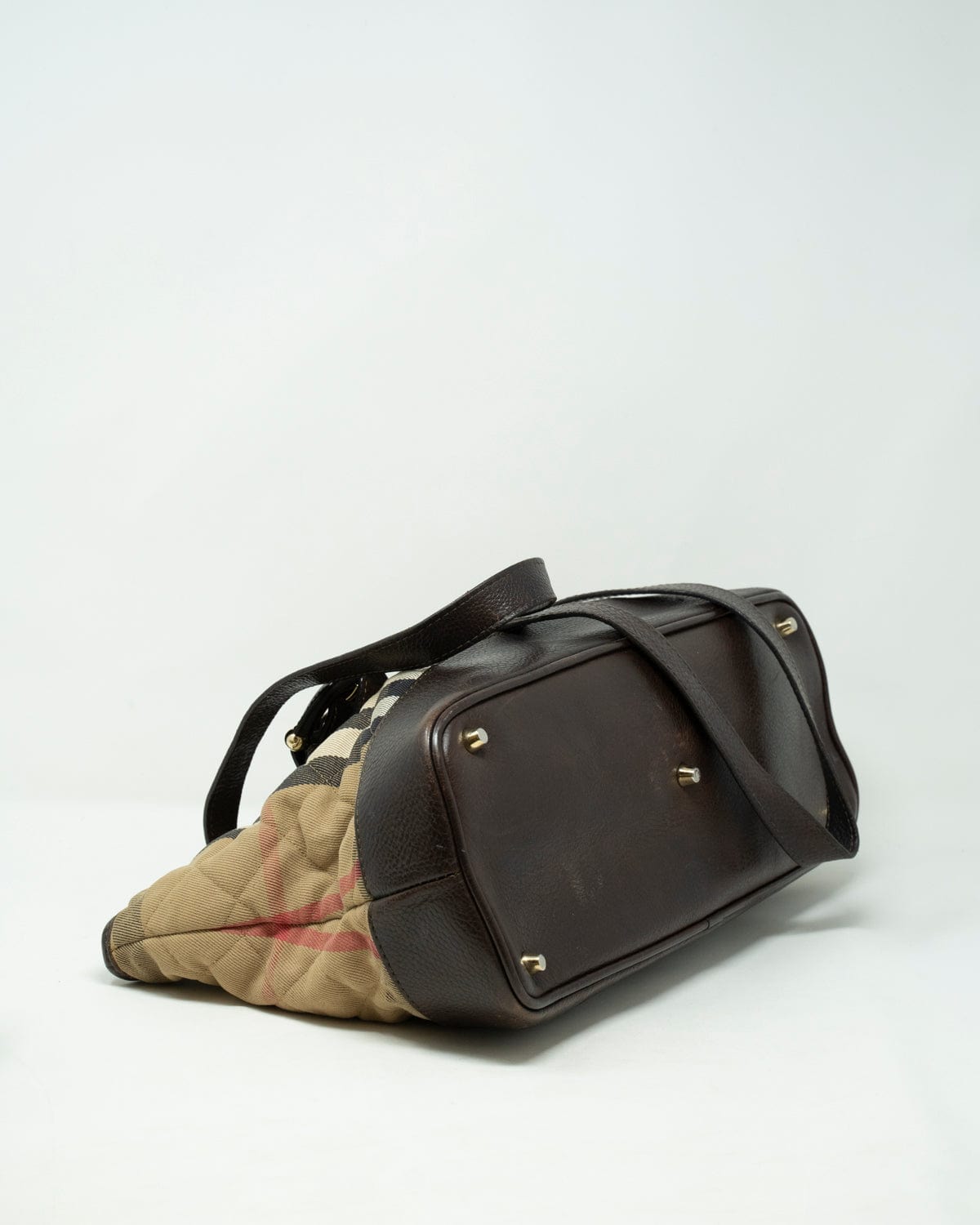 Burberry Burberry Nova Check Canvas and leather shoulder bag