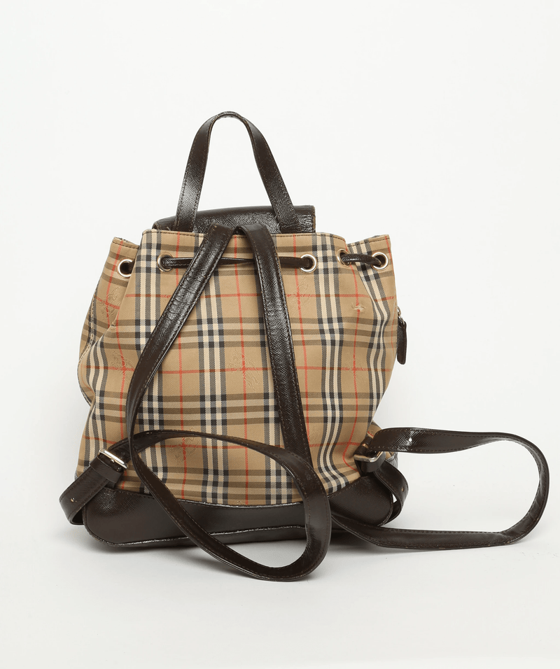 Burberry Burberry Vintage Nova Check Backpack