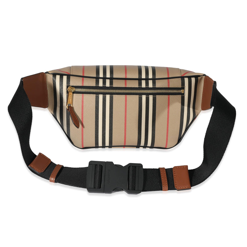 Burberry Sonny Icon Stripe E-Canvas Belt Bag - ShopStyle