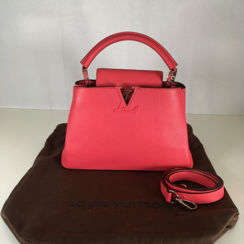 Louis Vuitton 2019 Ostrich Capucines BB - Orange Handle Bags, Handbags -  LOU268499