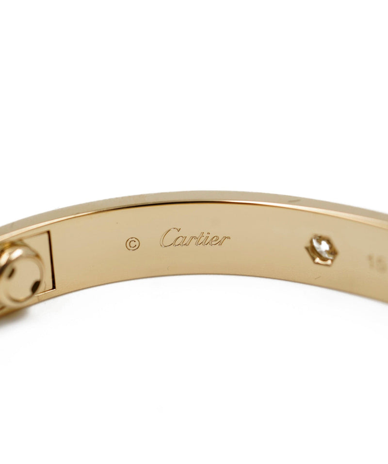 Cartier Cartier Yellow Gold Love Bracelet with Diamonds -  ASL5210