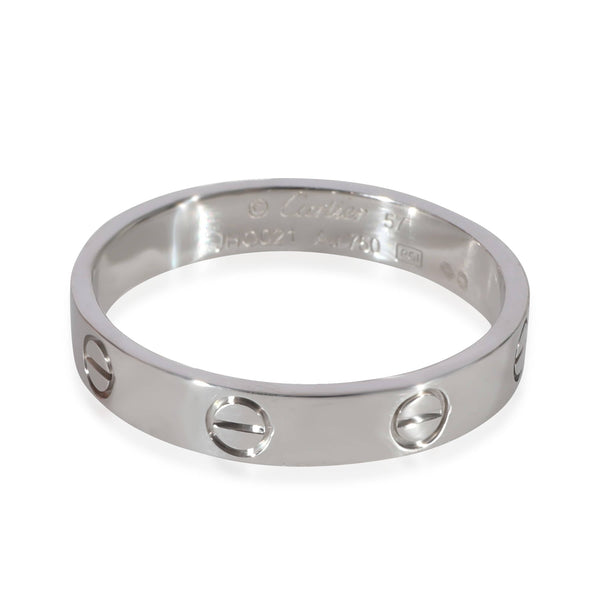 Cartier Love Wedding Band in 18k White Gold LuxuryPromise