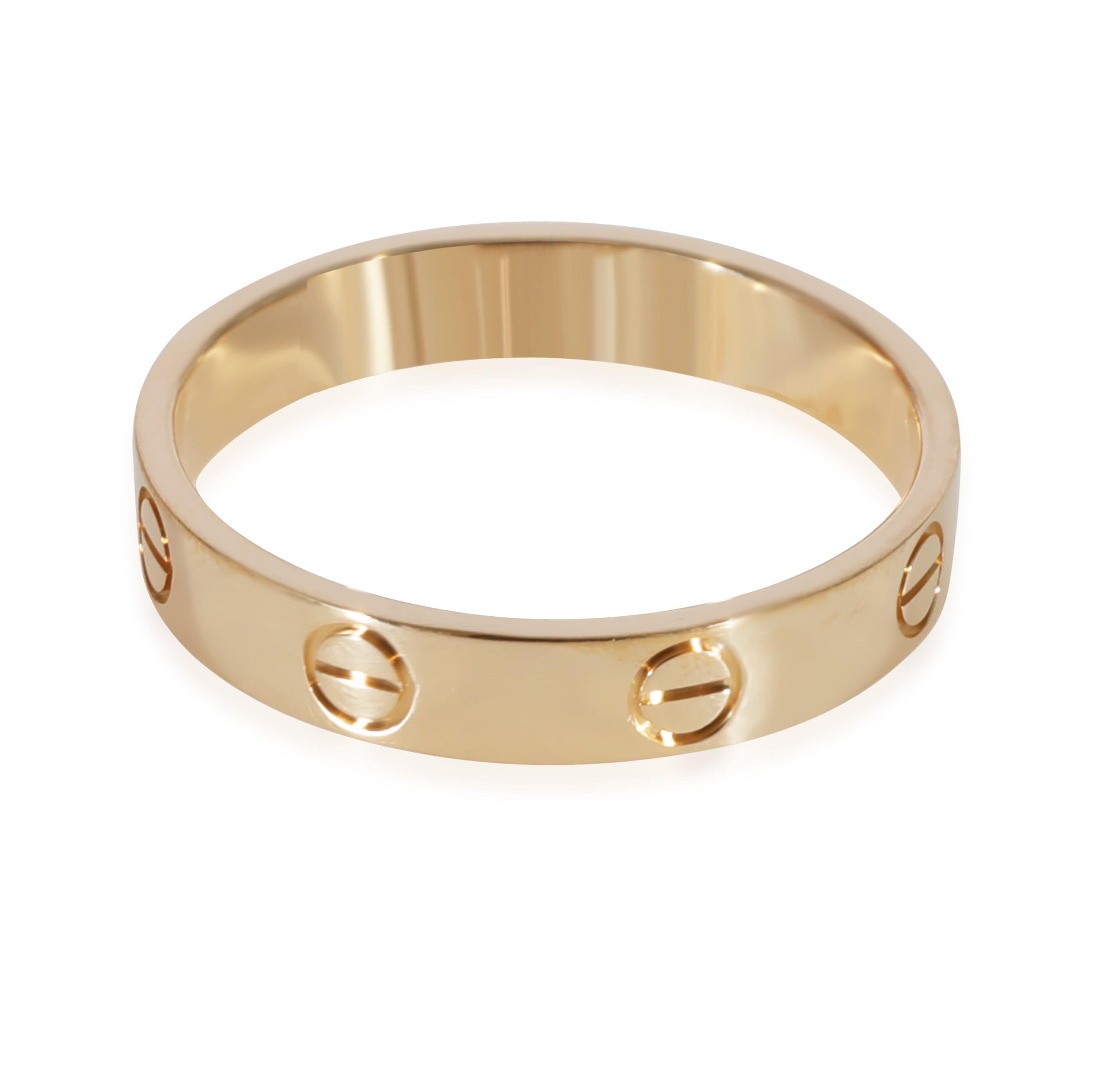 Cartier Cartier Love Wedding Band in 18k Yellow Gold