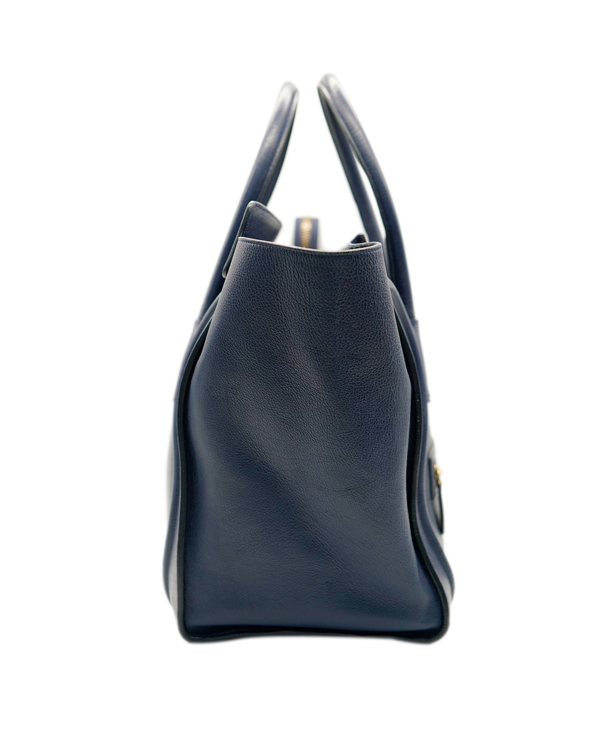 Celine Celine Blue Leather Luggage Bag - AGL1452
