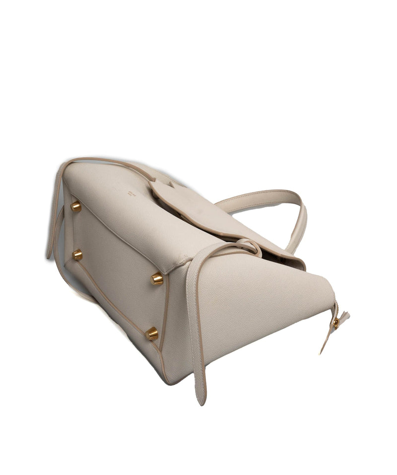 Celine Celine Cream Leather Belt Bag - AGL1556