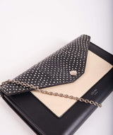 Celine Celine Leather and Python Pocket Envelope Shoulder Bag