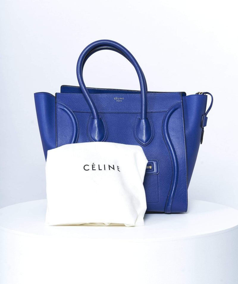 Celine Celine Luggage Medium Blue