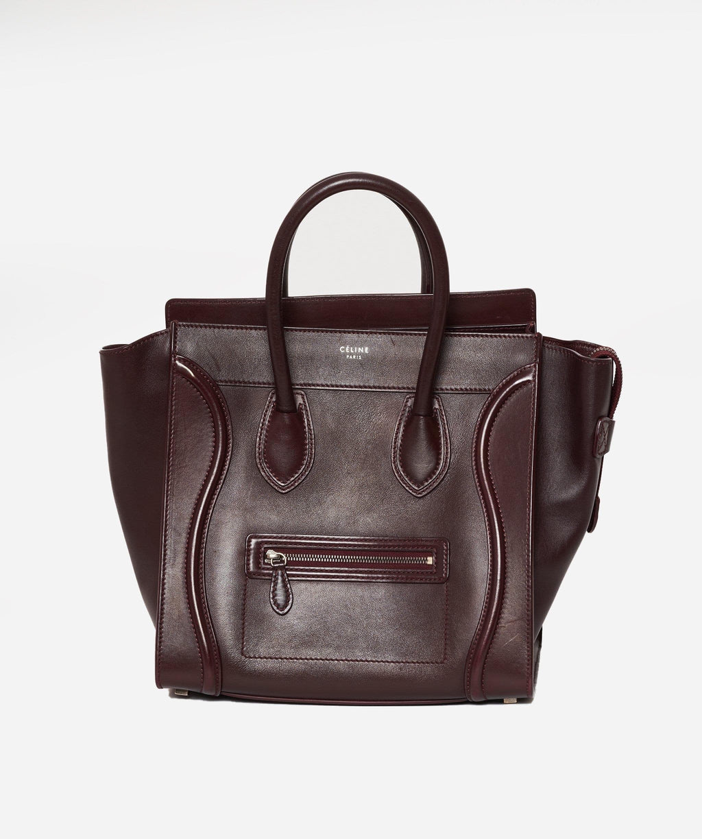 Celine luggage medium burgundy LuxuryPromise