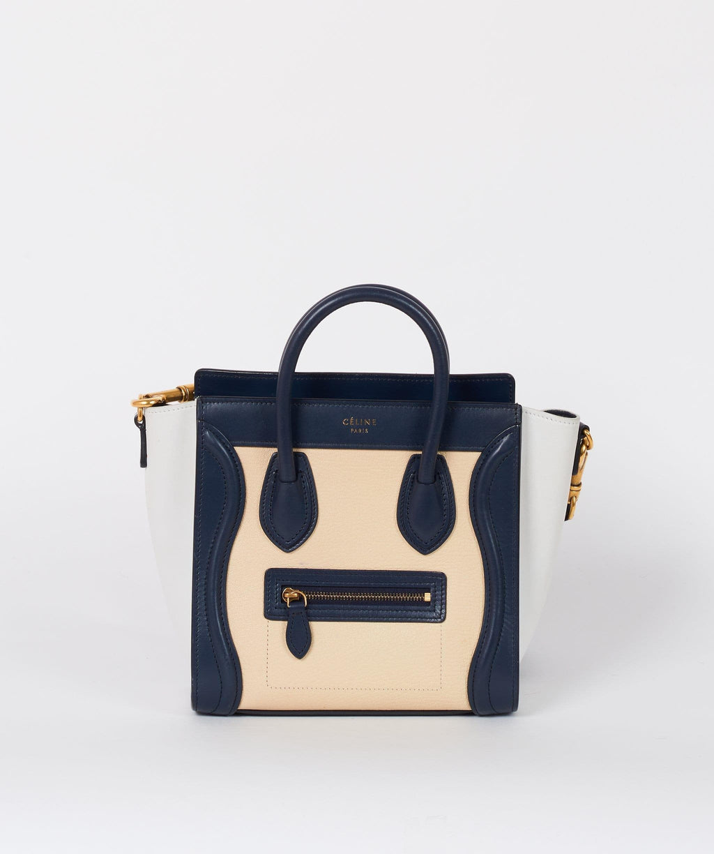 Navy blue celine bag deals