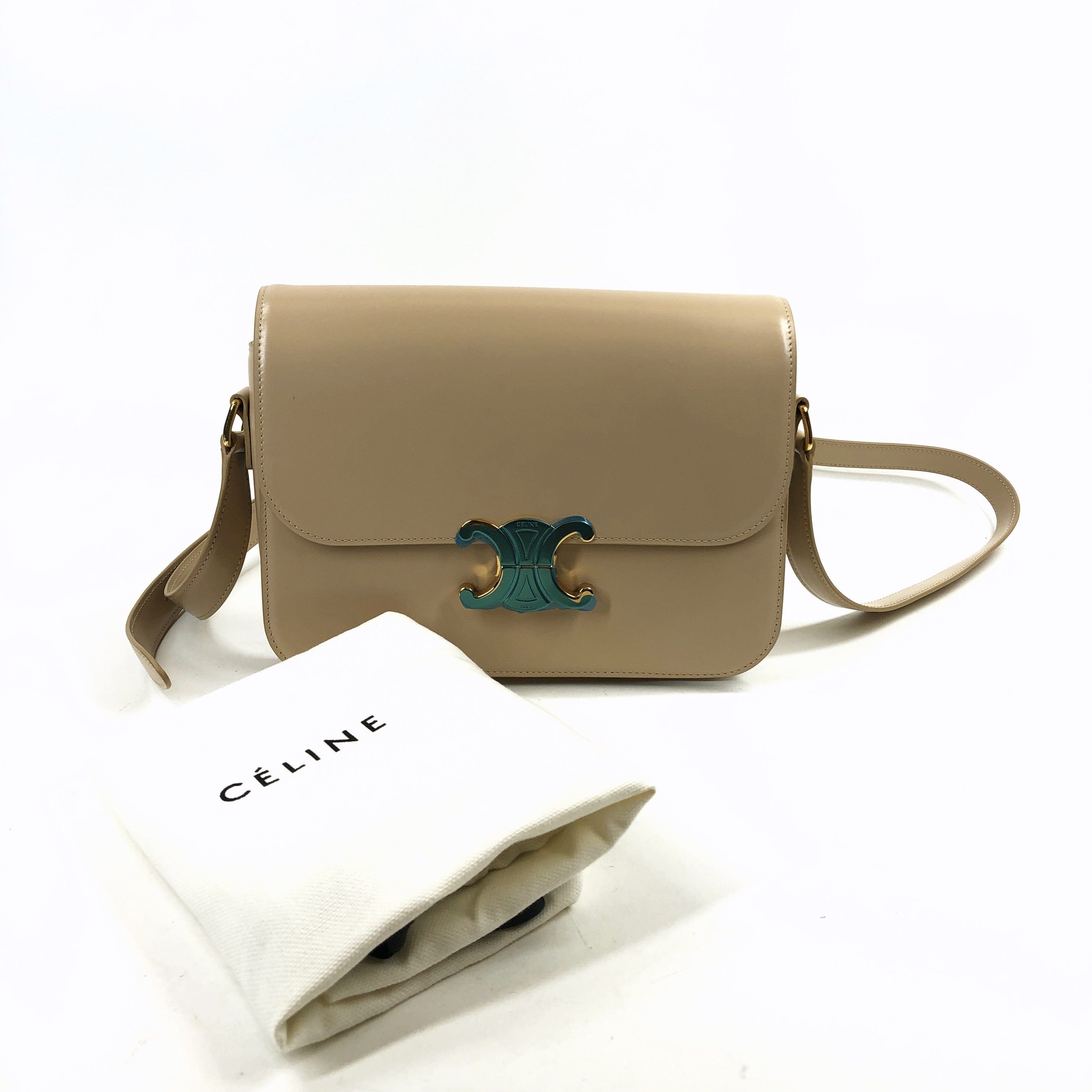 Celine Celine Triomphe Leather Shoulder Bag PXL2428