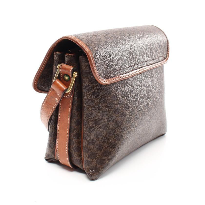 Celine Celine Vintage Macadam Brown camera satchel style bag - AWL4117