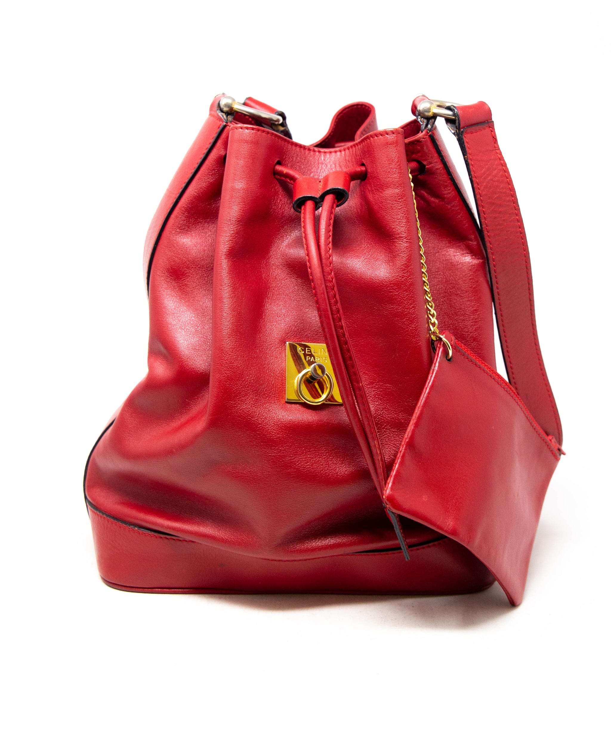 Celine Celine Vintage Red Bucket Bag AWC1195
