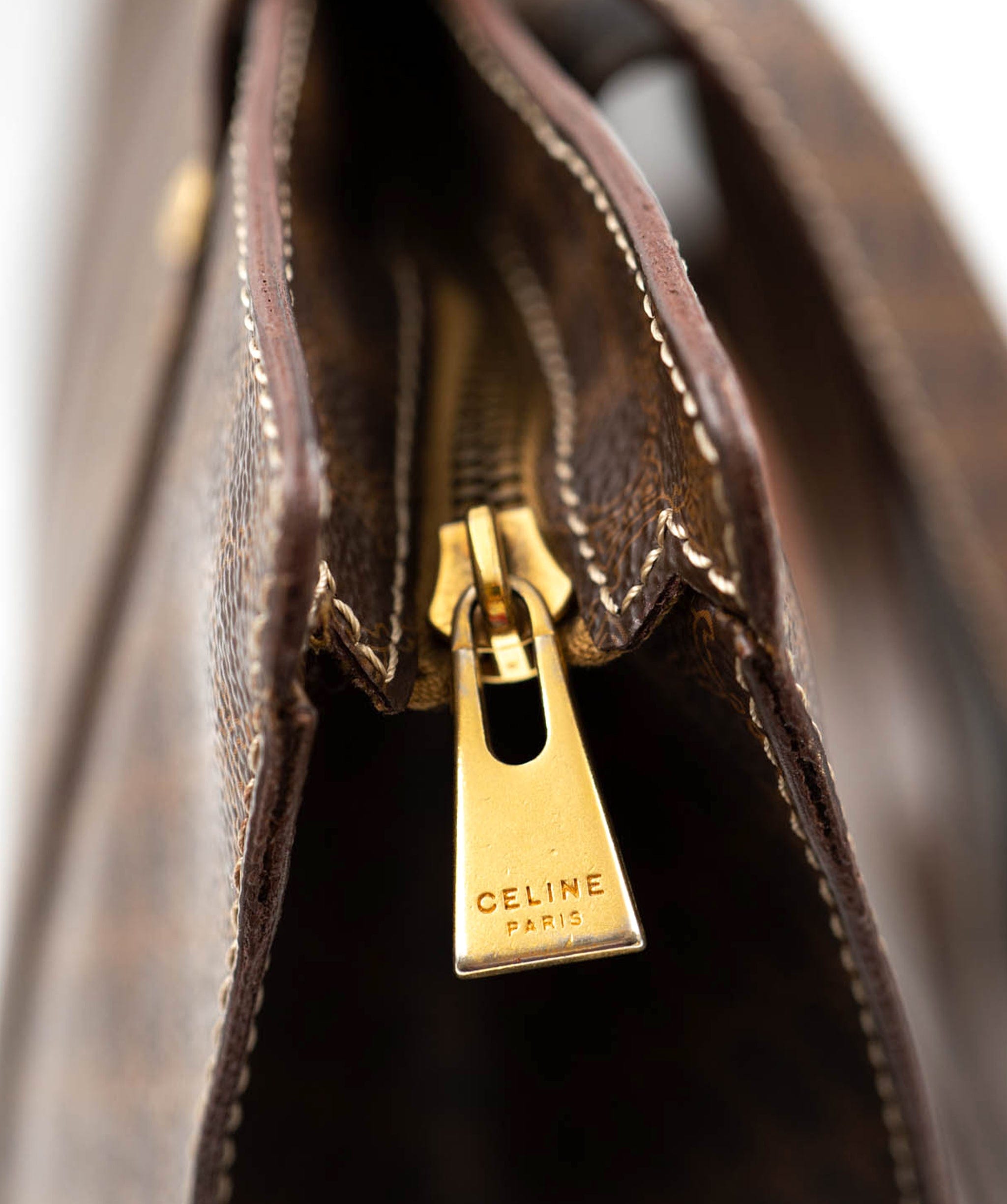 Celine Celine Vintage Zip Shopping Tote - AWL3726