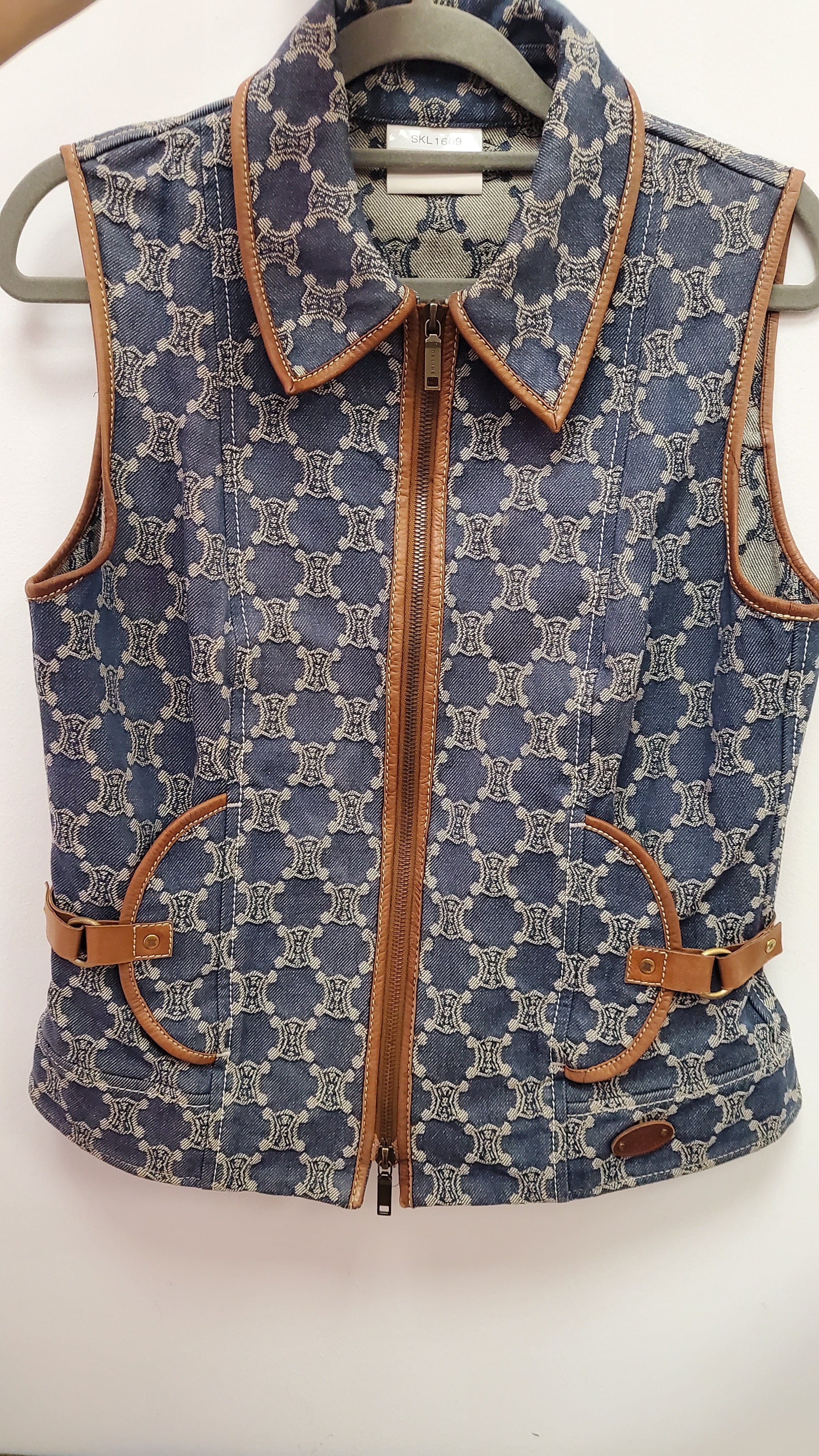 Celine Celine Macadam Denim Vest SKL1609