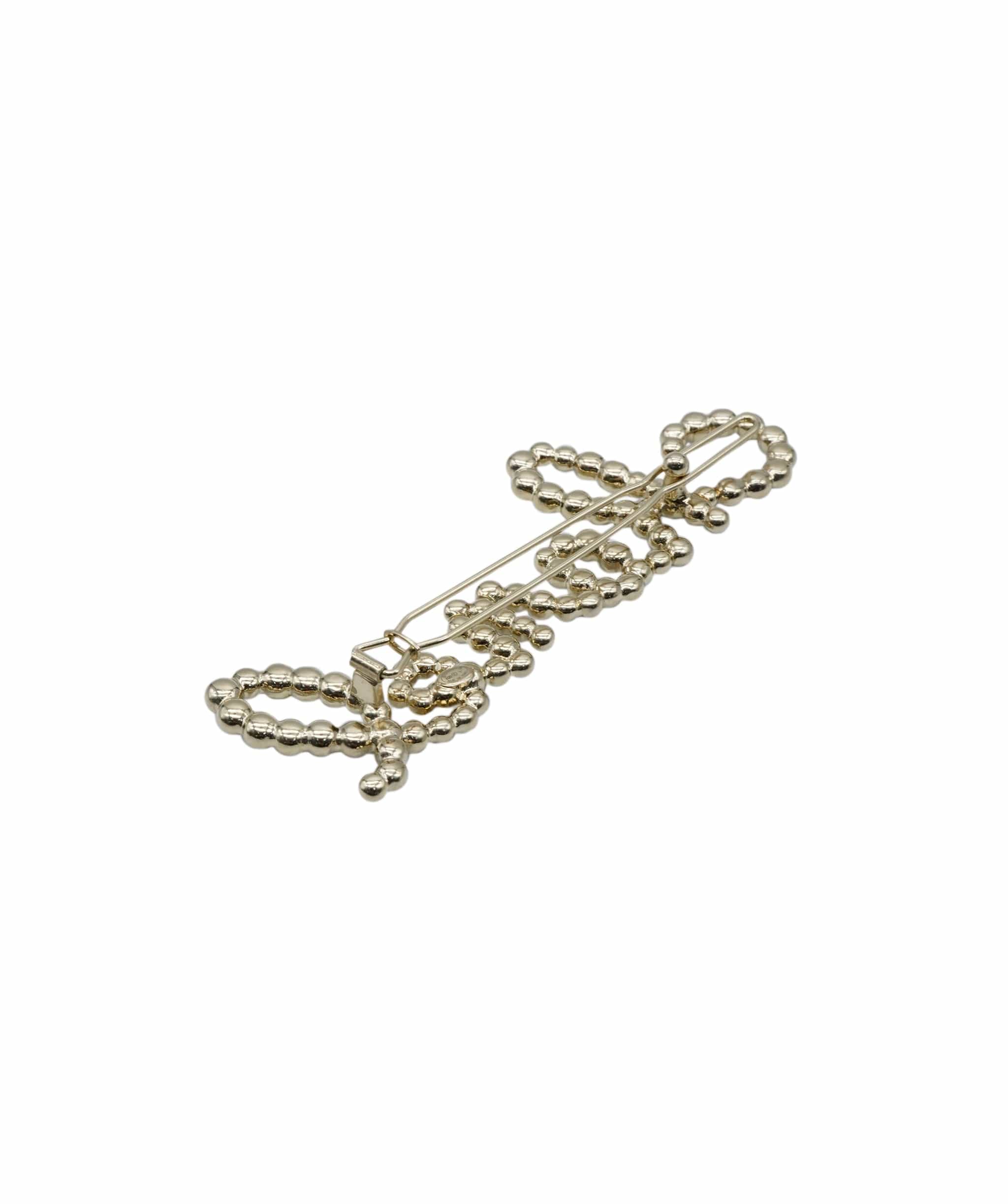 Chanel Chanel Pearl and Gold Hair Clip AEC12090-FD