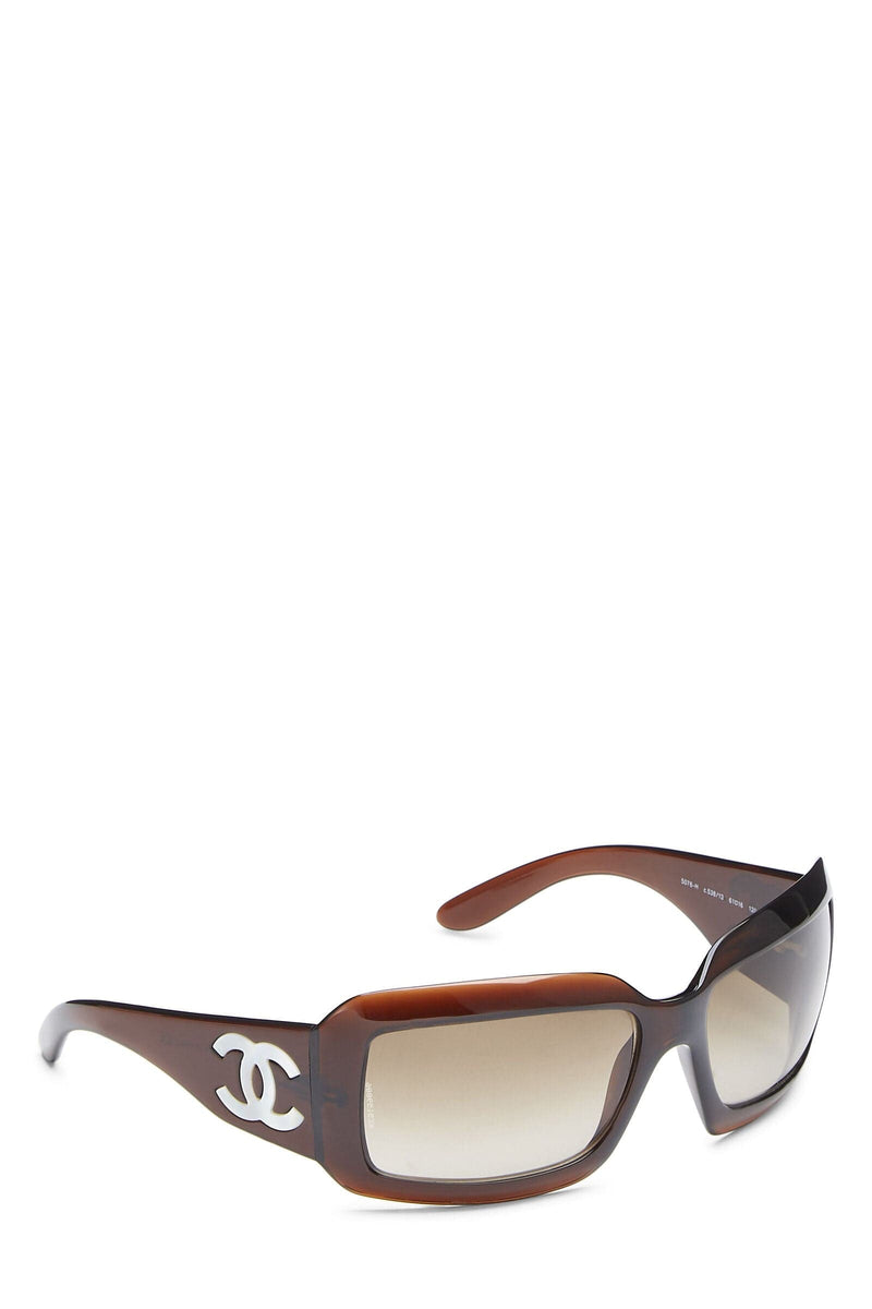 Chanel // Vintage Black 5076-H Rectangle Sunglasses – VSP Consignment