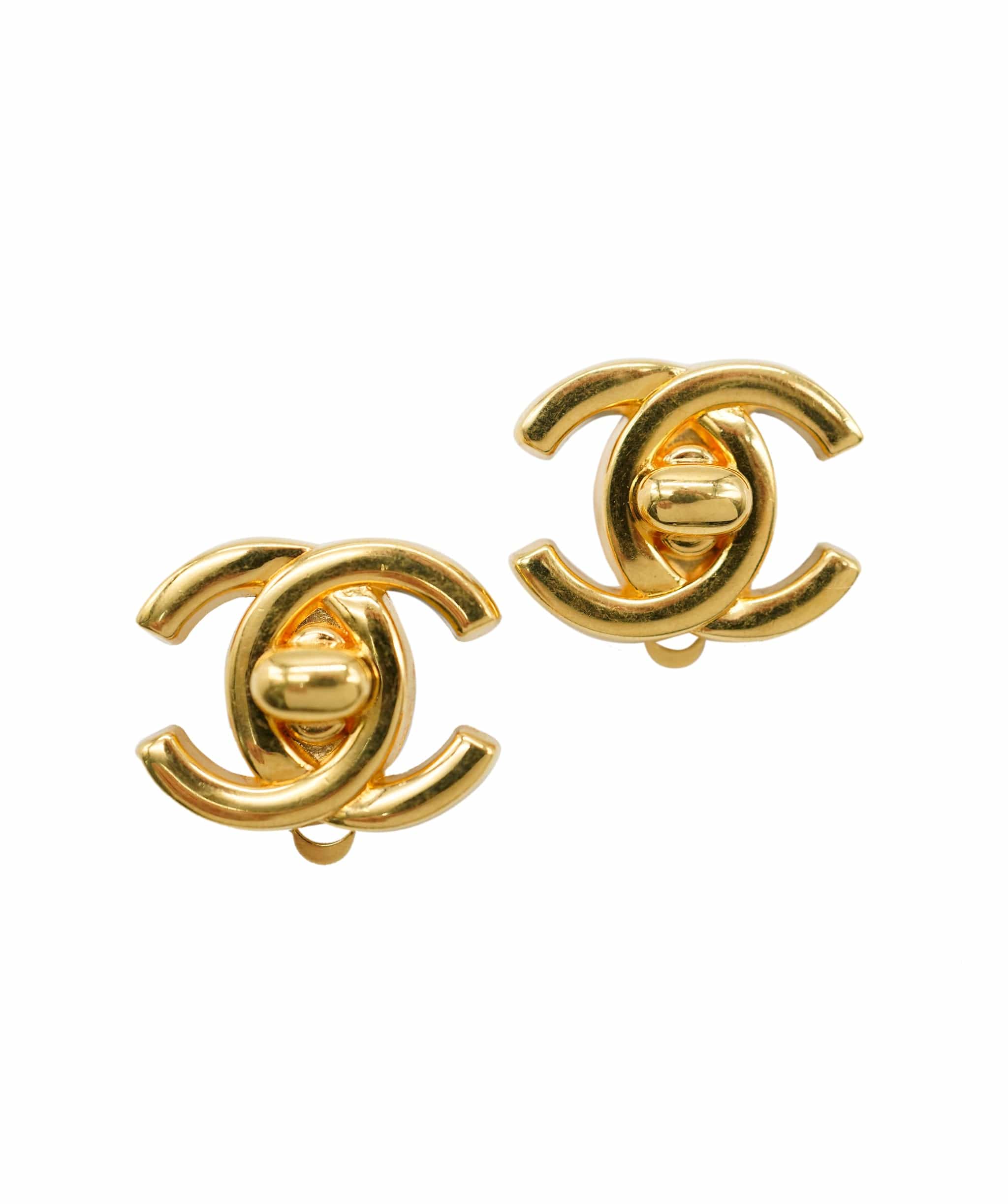 Chanel CC Small Clips Gold ASL7574