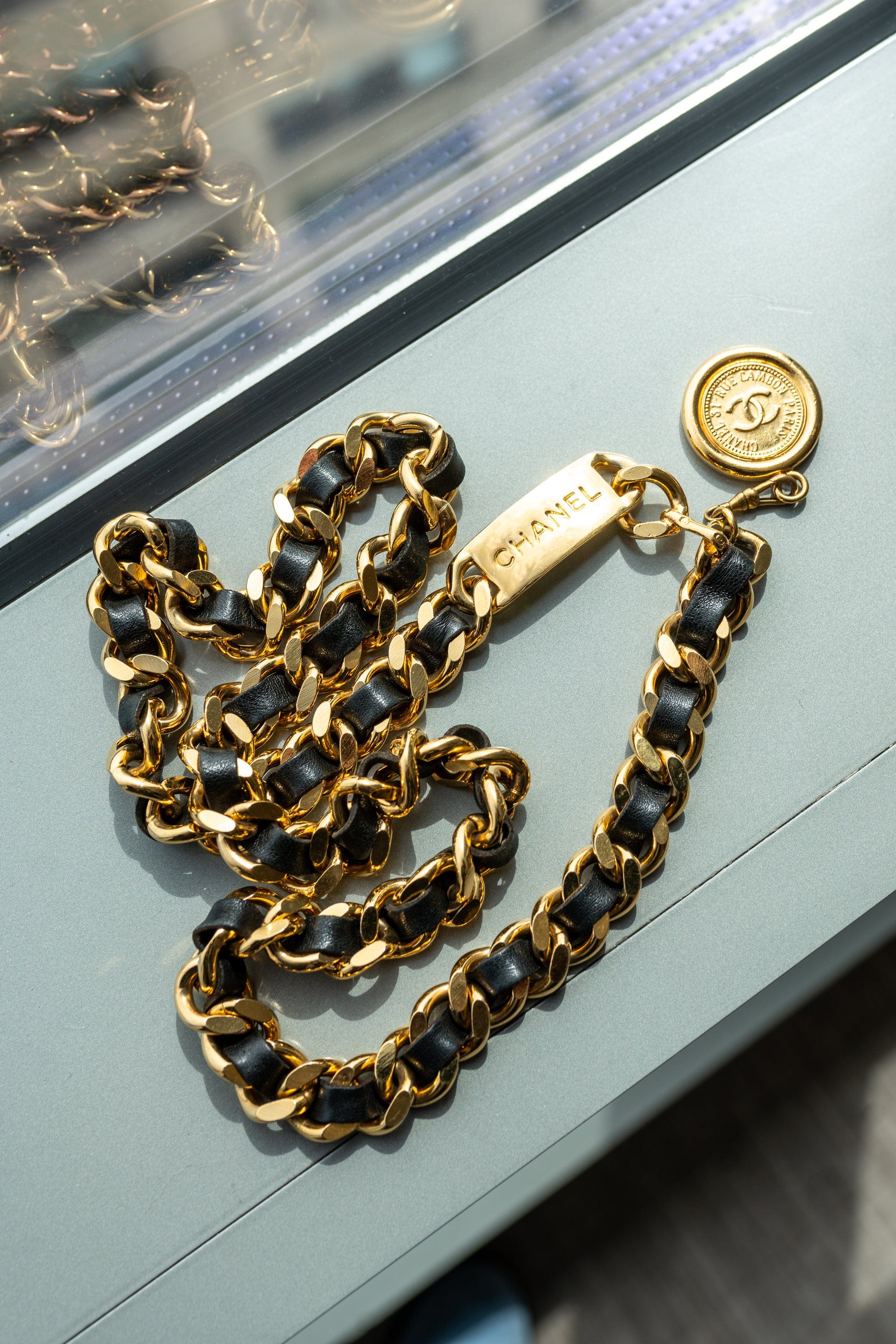 Chanel Chain Belt Coco Mark Coin Motif PXL1544
