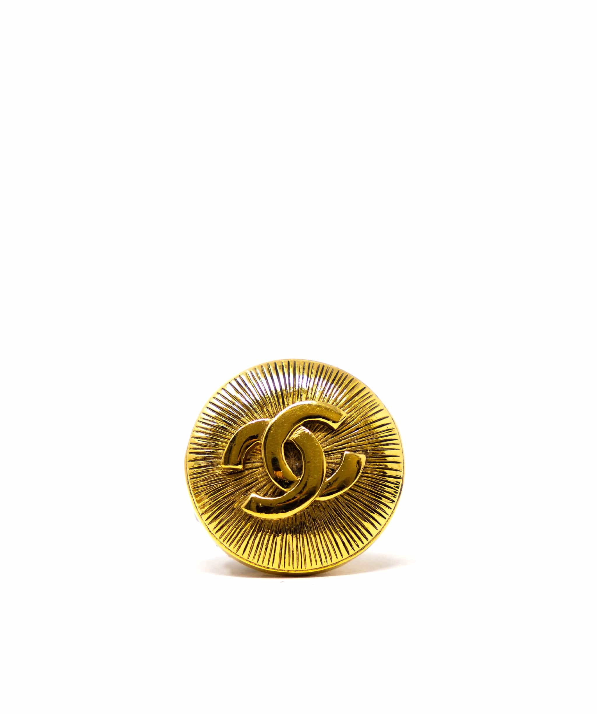Chanel Chane Vintage Sunburst CC brooch - AWL3560