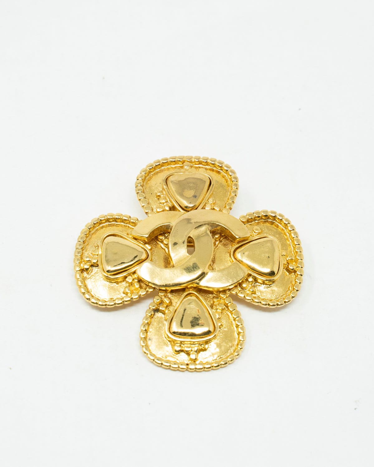 Chanel Chanel 1996 Gold-Plated Brooche ASL2462