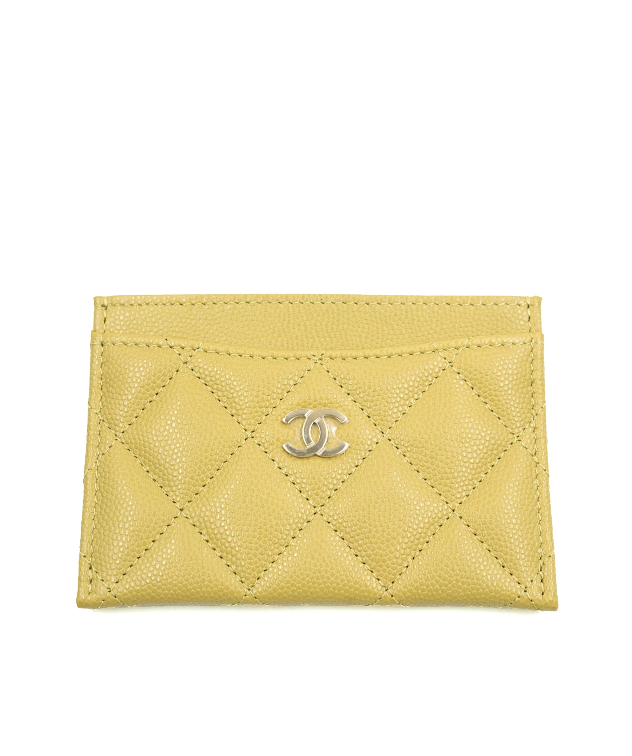 Chanel Chanel 2022 Pistachio green card holder - AWC1846