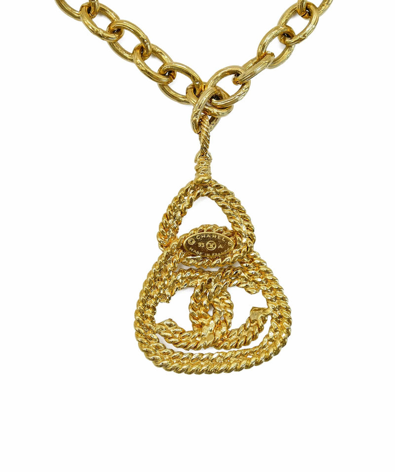 Chanel hot sale rope necklace