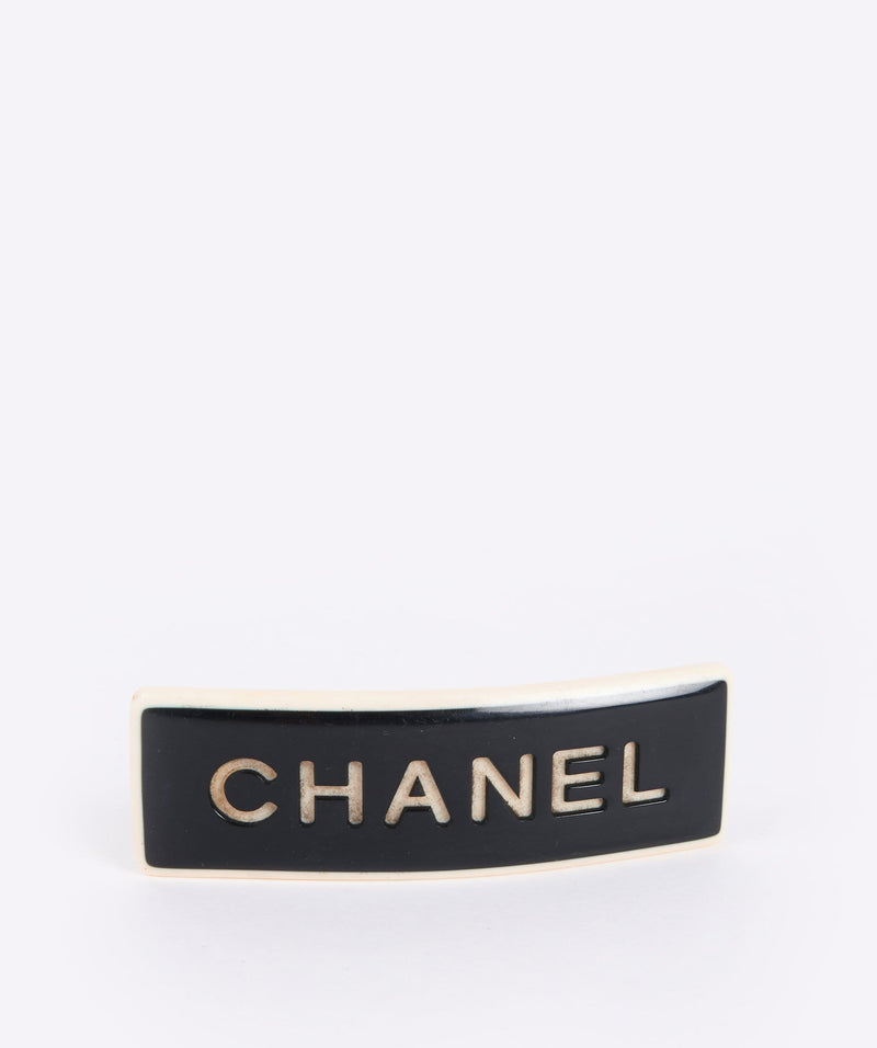 Chanel Chanel Black Barrette Clip