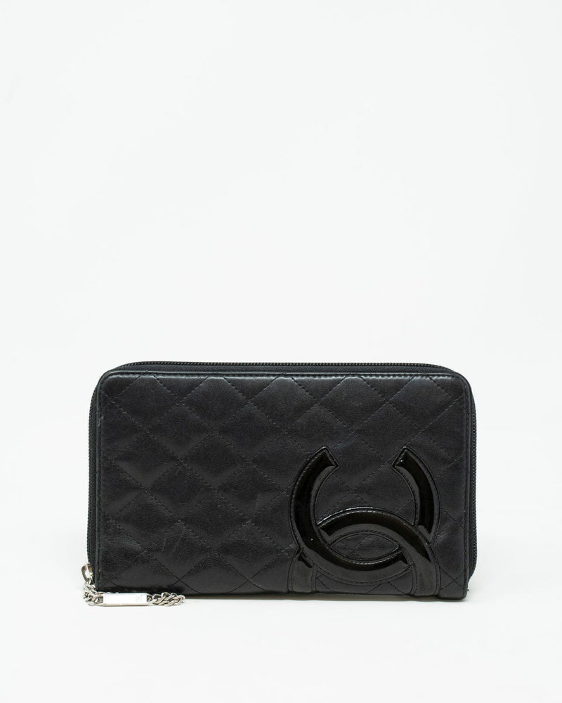 Chanel Chanel Black Cambon Long wallet - ADL1880