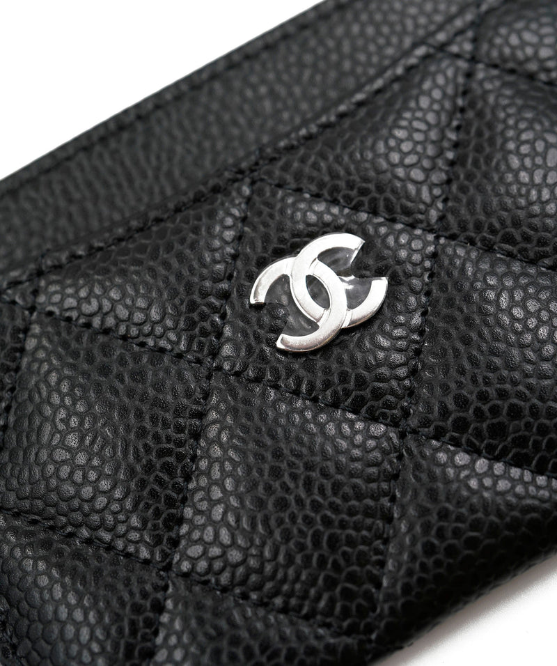 Chanel Black Caviar Card Holder SHW ASL5287 – LuxuryPromise