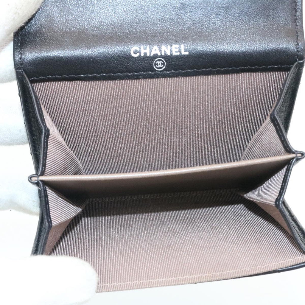 Chanel Black Quilted Lambskin Classic Flap Coin Purse Q6A3B81IKB000