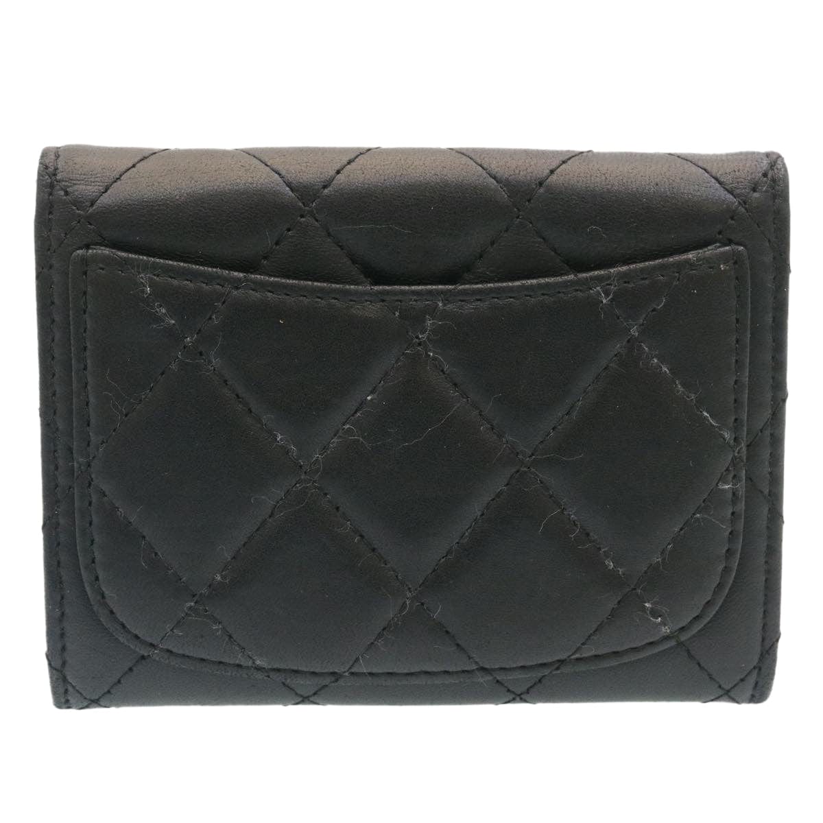 Chanel Chanel Black Classic Flap Coin Purse - ARL1019