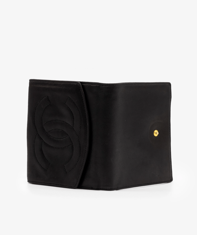 Chanel Chanel Black Compact Wallet