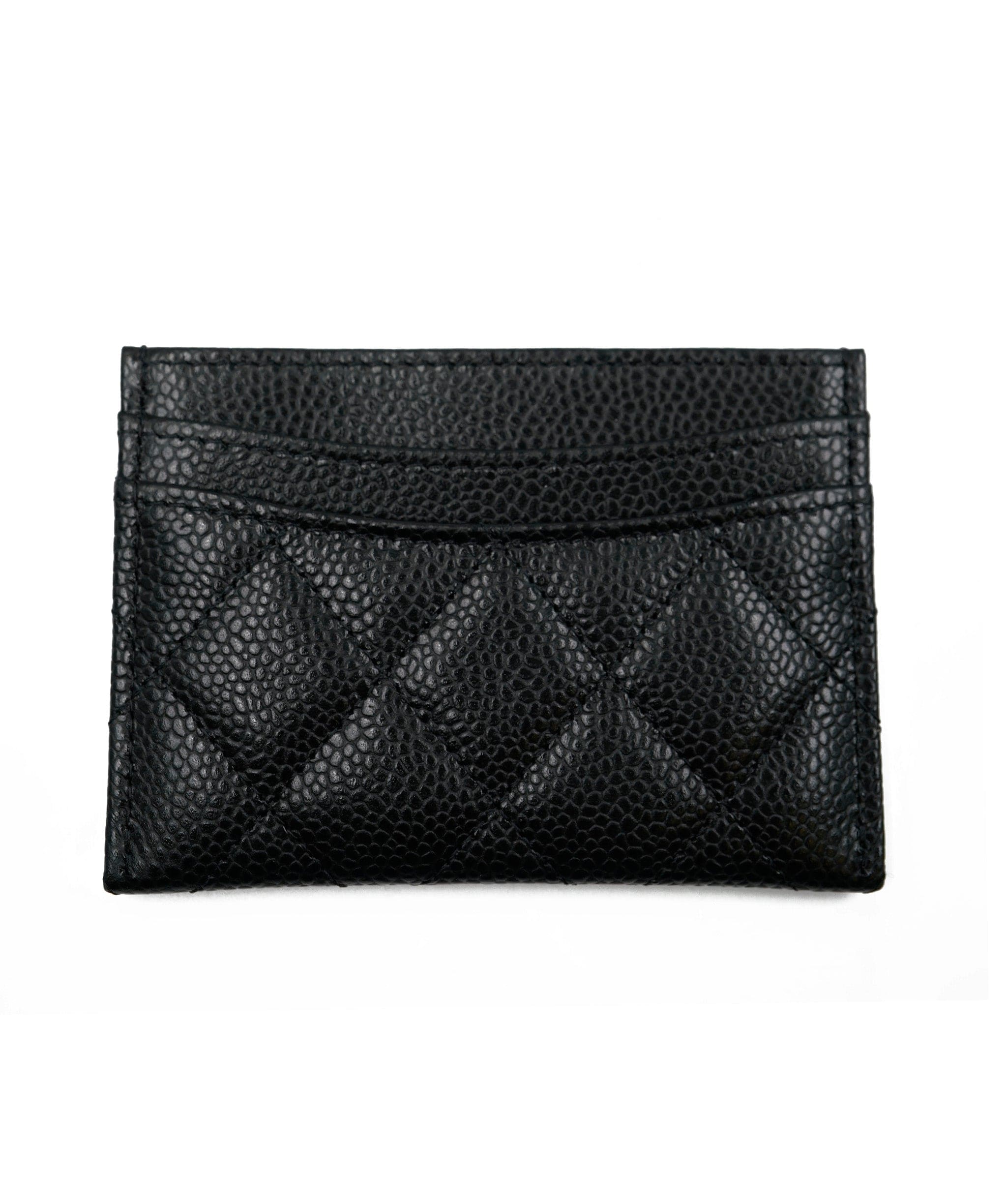 Chanel Chanel black wallet cardholder ALL0206
