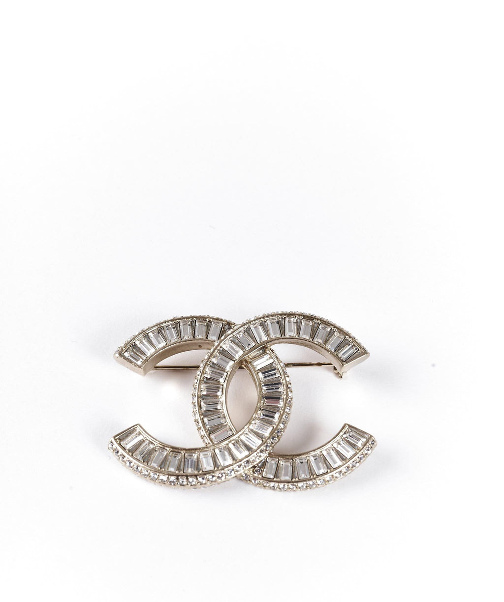Chanel best sale logo brooch