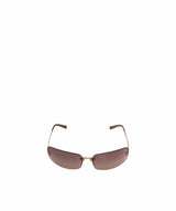 Chanel Chanel Brown Rimless Sunglasses  4113 - AWL1413