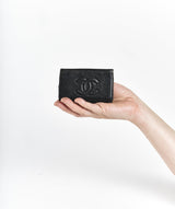 Chanel Chanel Caviar Skin CC Key holder