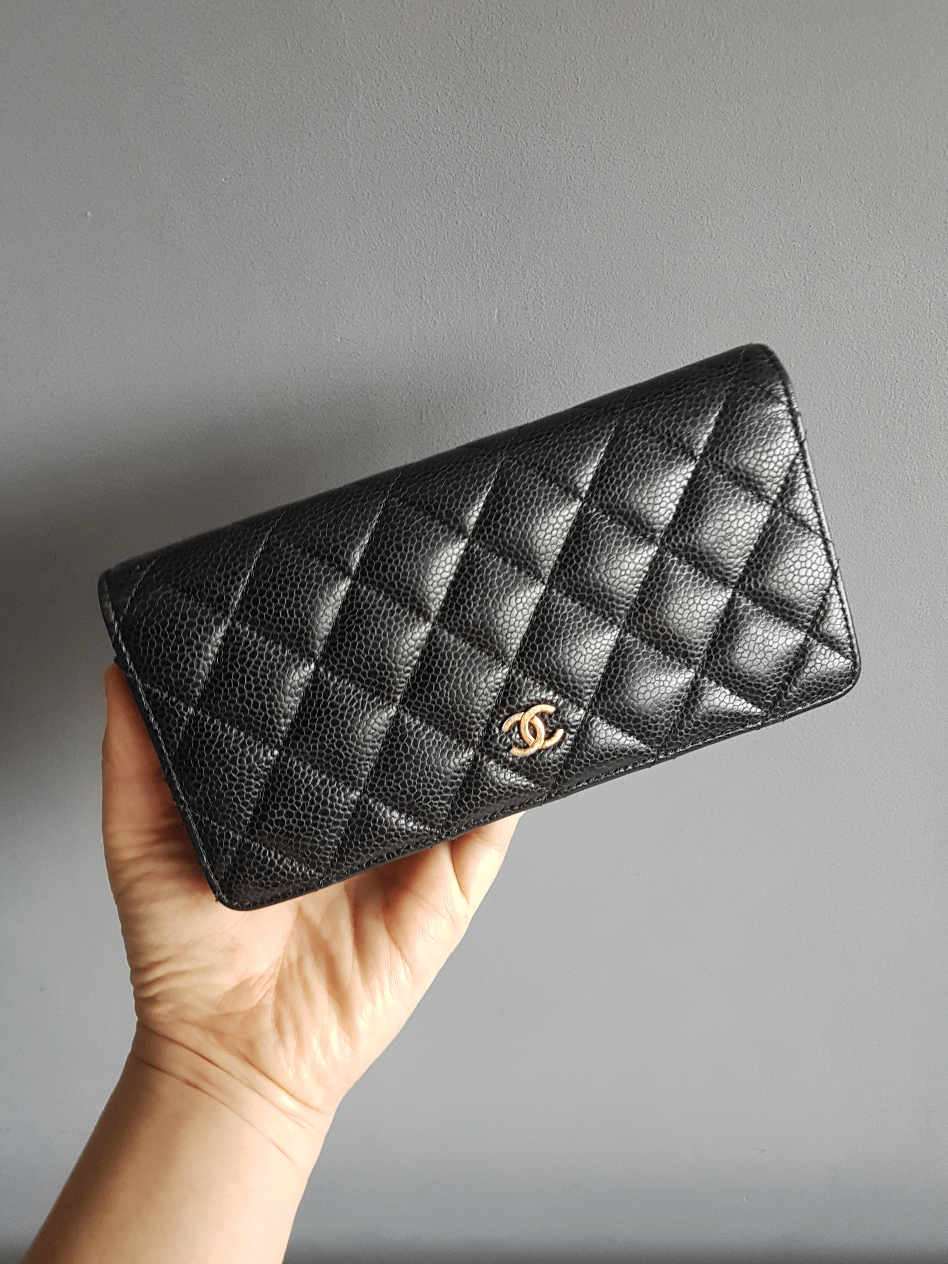 Chanel Chanel Caviar skin Long Wallet