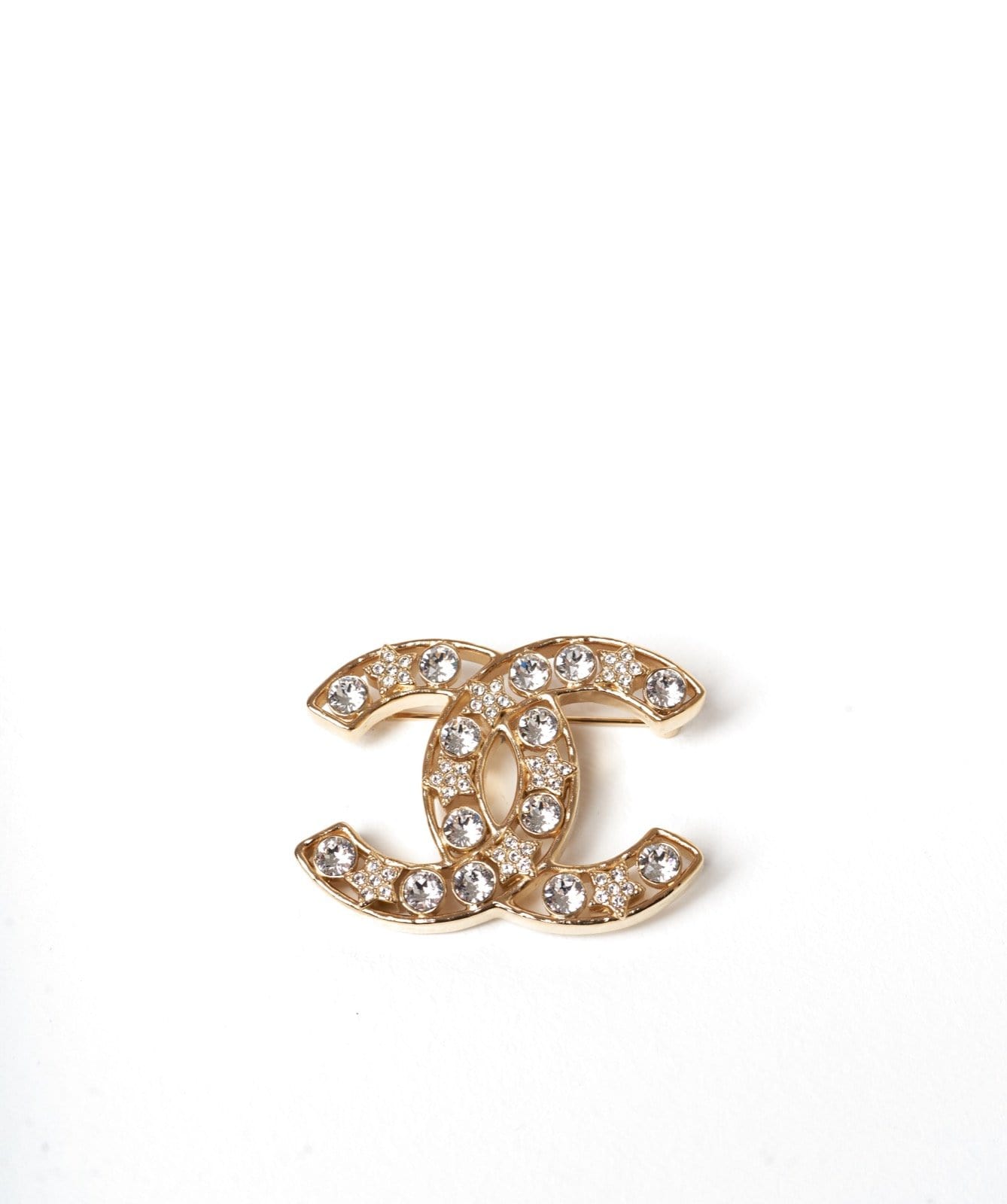 Chanel Chanel CC brooch with crystal stars and diamantes