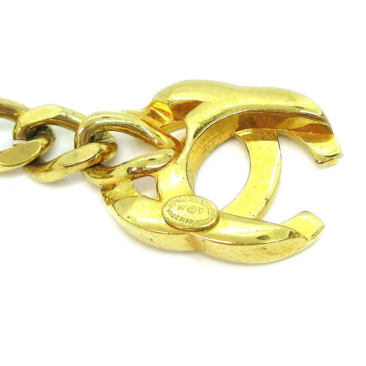 Chanel Chanel CC Charm Turnlock Gold Chain - ASL1850
