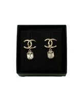 Chanel Chanel CC Crystal Drop Earrings REC1227