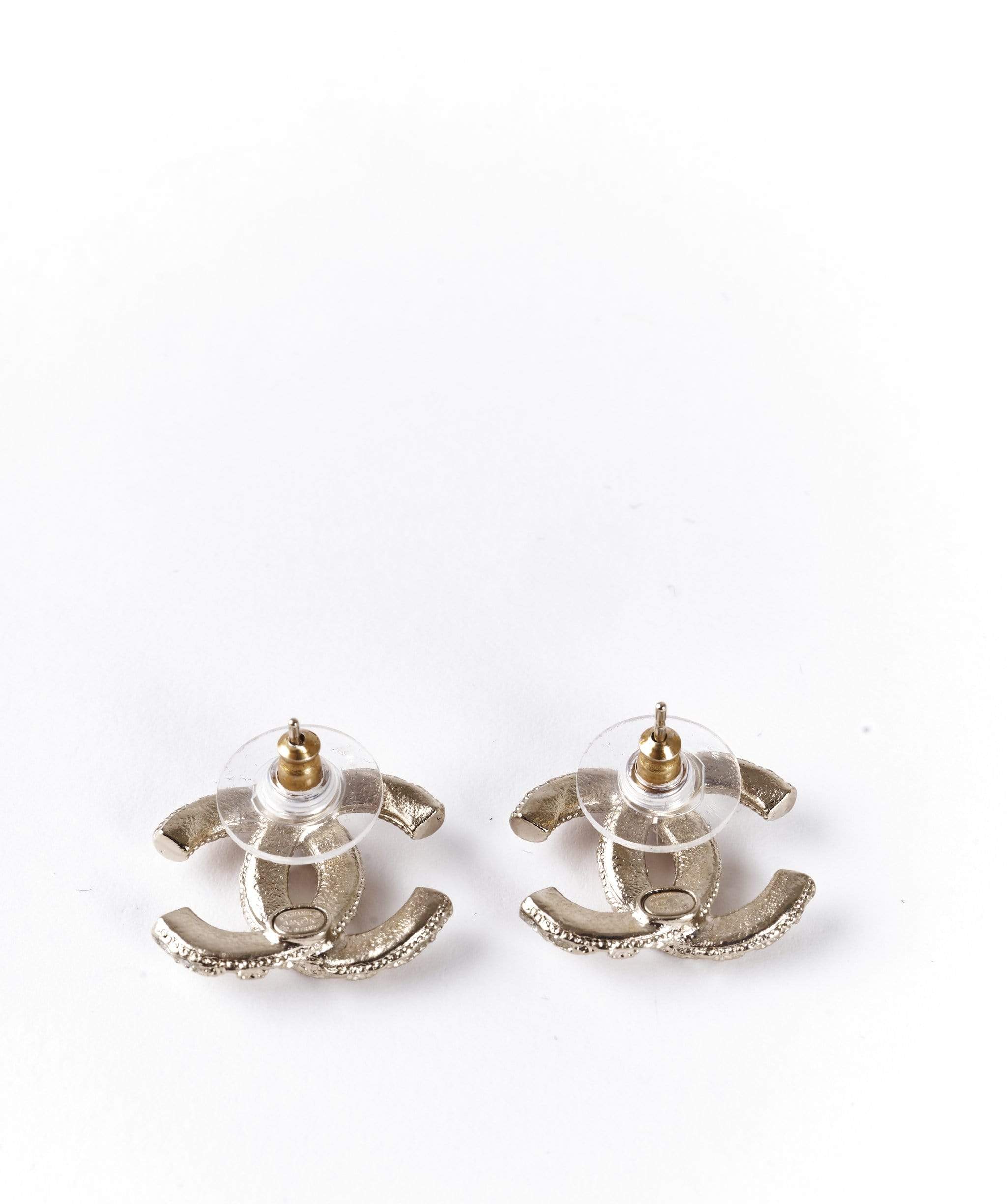 Chanel Chanel CC diamante earrings