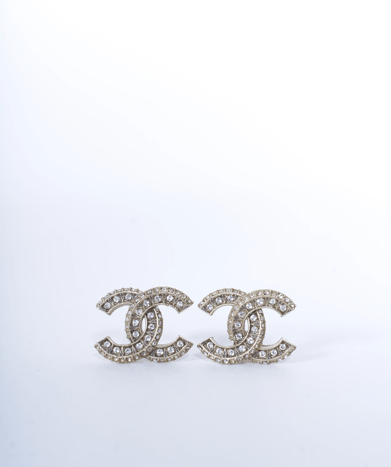Vintage Chanel earrings big CC logo dangle | Vintage Five