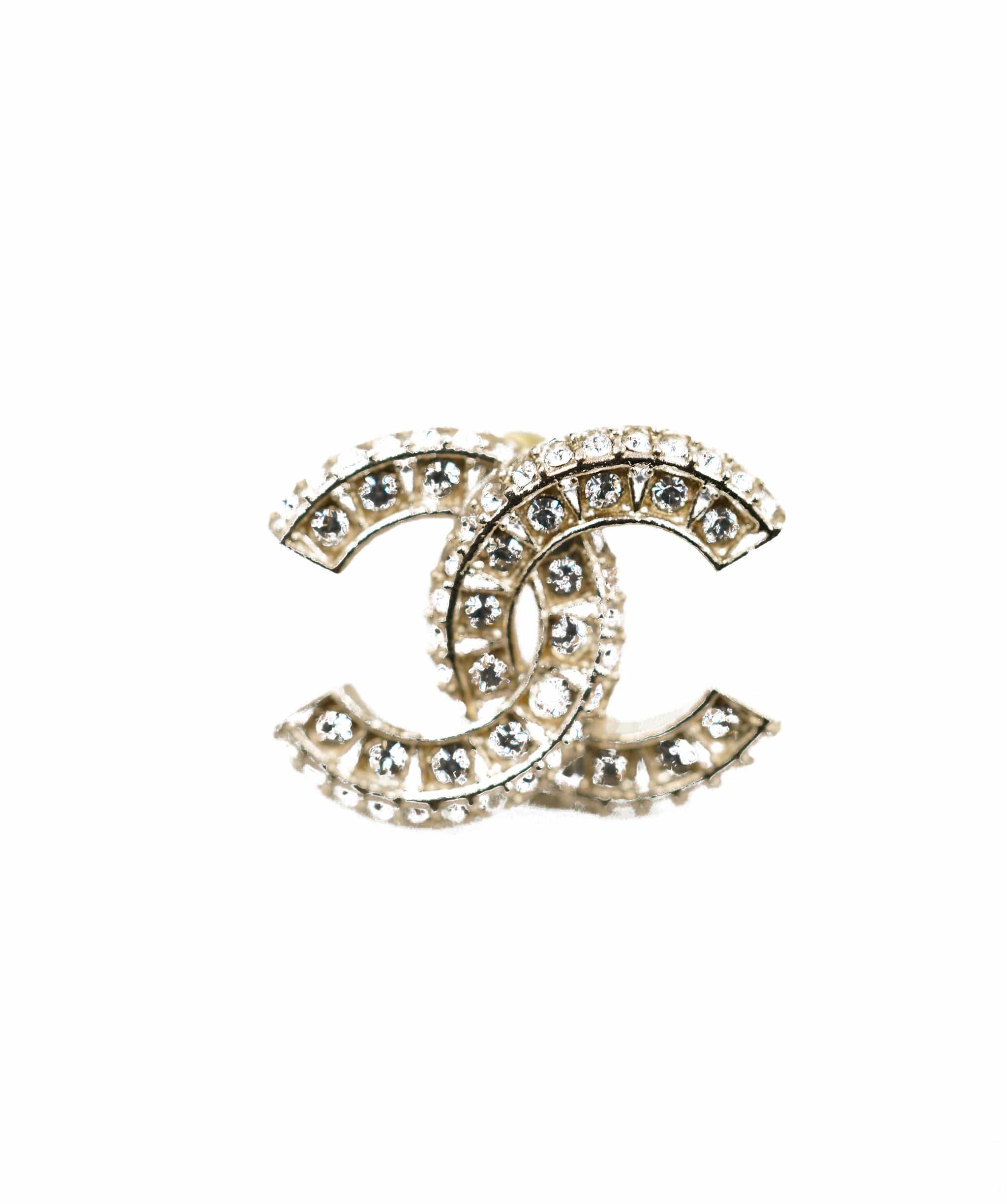 Chanel Chanel cc diamonte  Earrings ASL5292