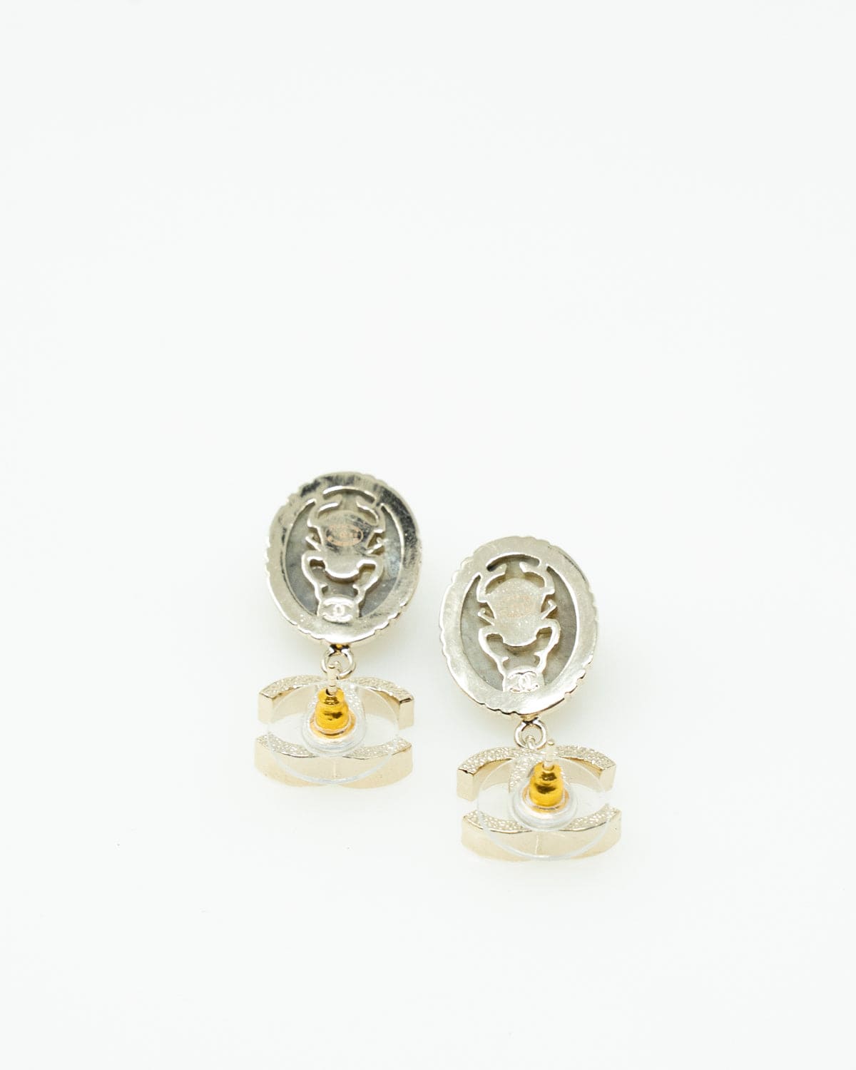 Chanel Chanel cc earrings with Gripoix ADC1176