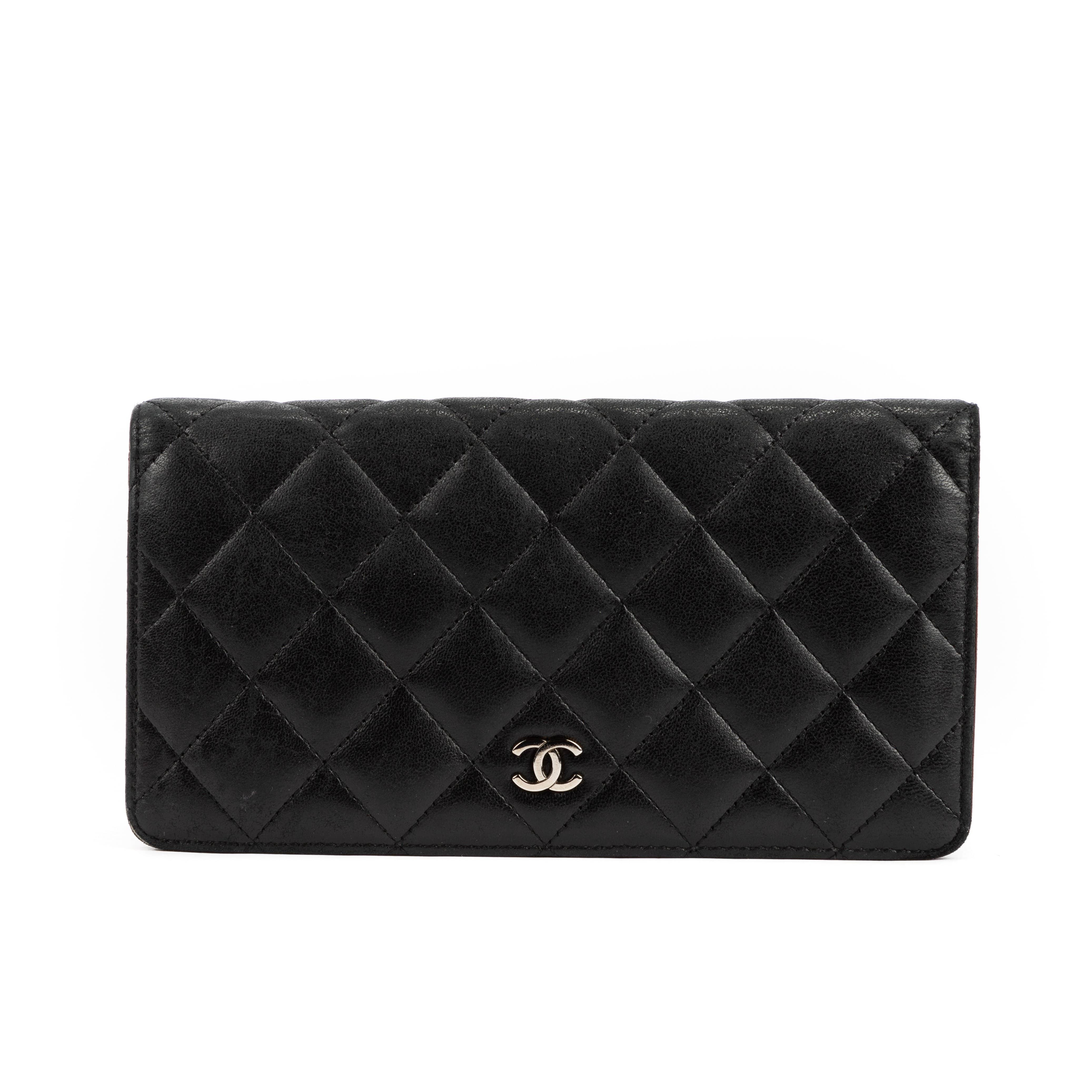 Chanel Chanel CC Front Logo Long Fold Wallet AAP2519