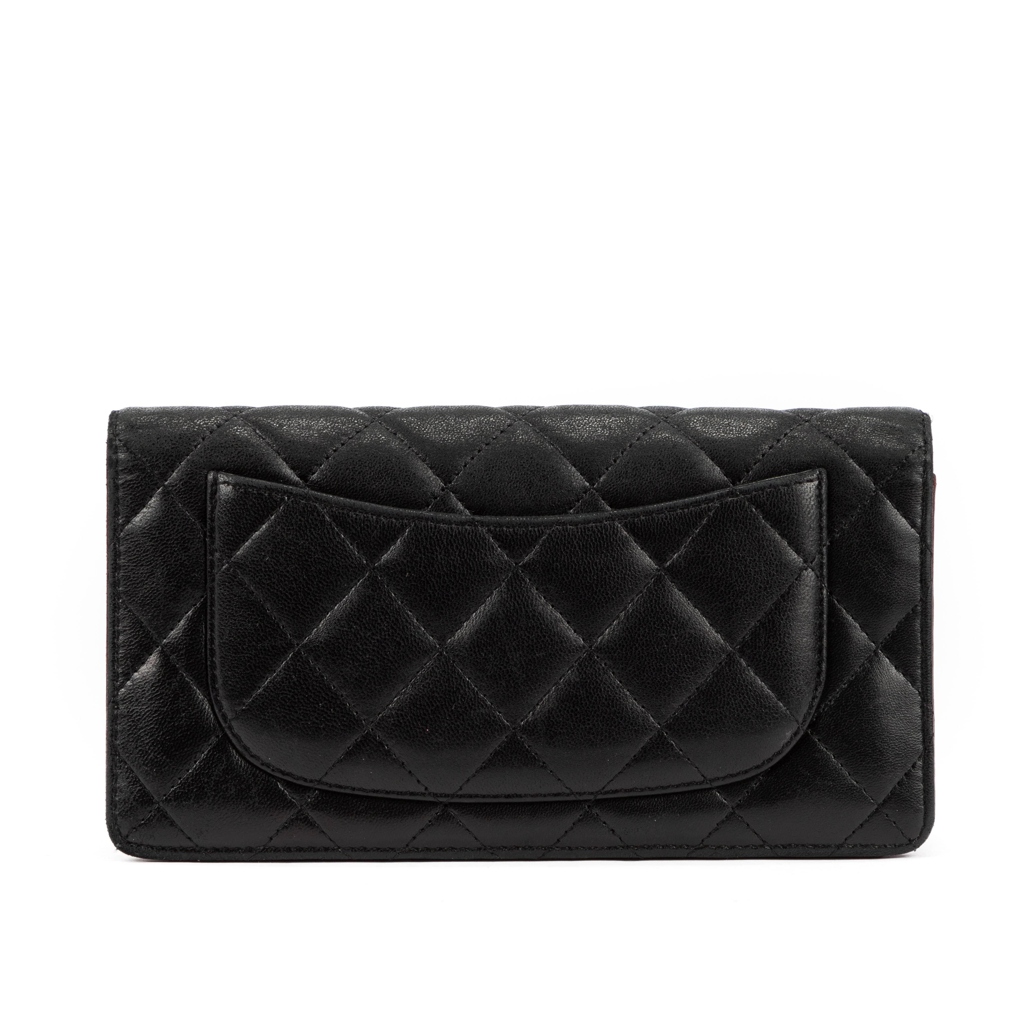 Chanel Chanel CC Front Logo Long Fold Wallet AAP2519