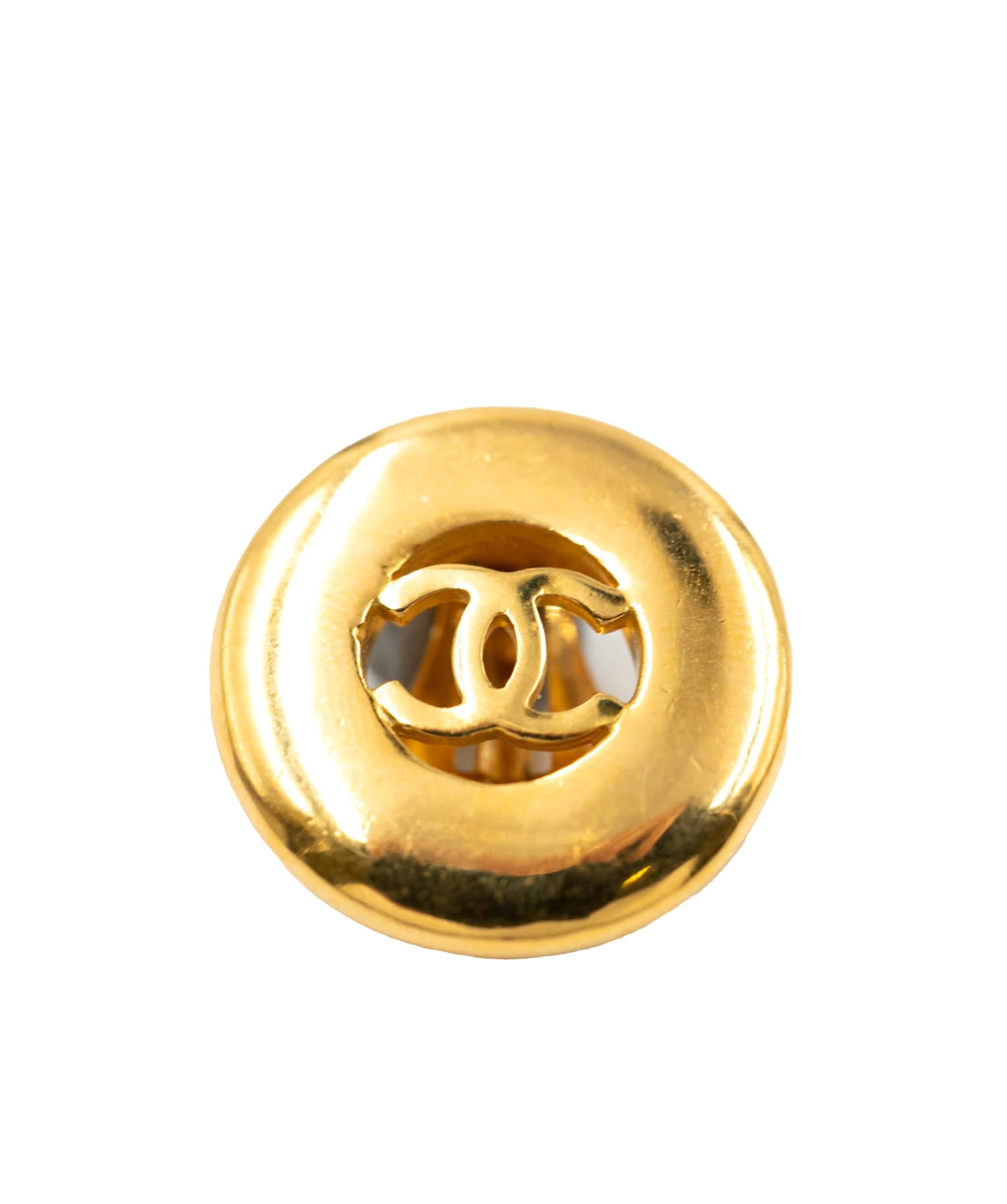 Chanel Chanel CC gold clip on earrings - AWL3862
